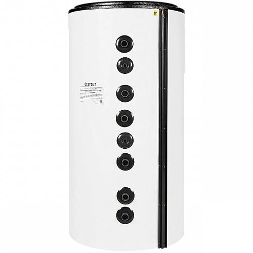 Бойлер косвенного нагрева STOUT OptiBase SWH-2110-200200 200 л напольный, два теплообменника