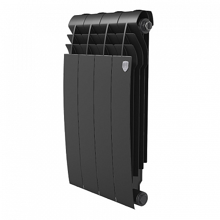 Радиатор биметаллический ROYAL THERMO BILINER NOIR SABLE 500x4 секций, черный (НС-1176311)
