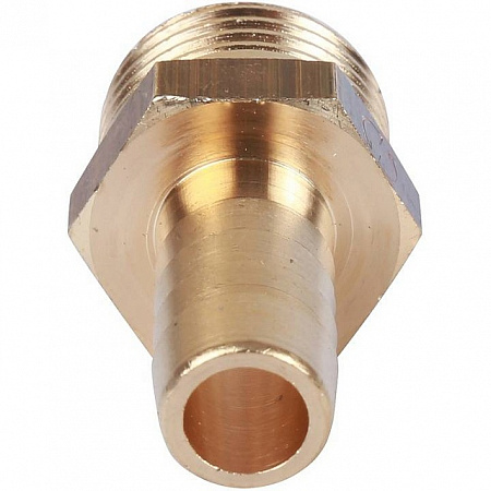 Штуцер резьбовой латунный STOUT без покрытия 1/8&quot;x10мм Н