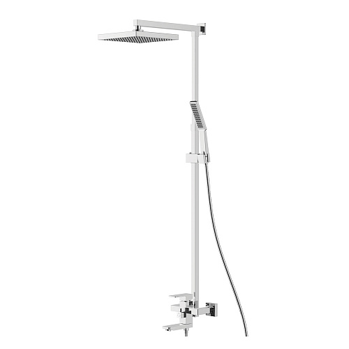 Смеситель для ванны с верхним душем OLIVE'S GRANADA 05511GN хром, латунь, уп. (5 шт)