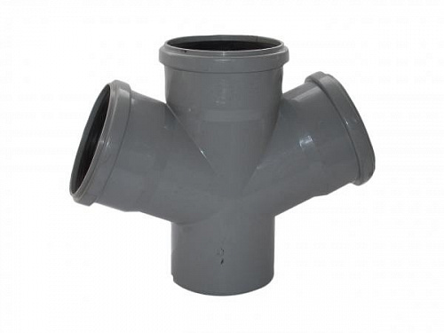 ПВХ Крестовина SINIKON 110 х 110 х 110 х 45', 1-х плоск, СТАНДАРТ