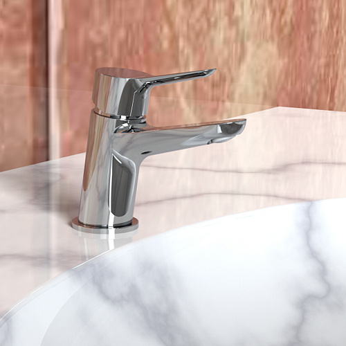 Смеситель для раковины OLIVE'S IBIZA 19100IB хром, латунь, упак (10 шт.)