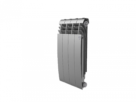 Радиатор алюминиевый ROYAL THERMO BILINER ALUM SILVER SATIN 500x4 секций, серый