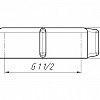 Гайка пластиковая для сифона АНИПЛАСТ M440 11/2&amp;quot; белая