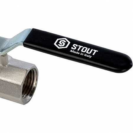 Кран шаровой STOUT рукоятка 3/4&quot; ВВ, полнопроходной