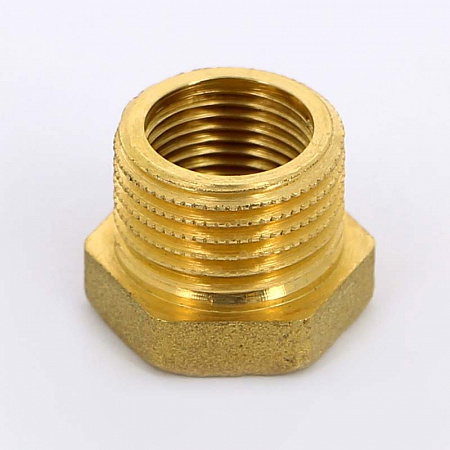 Футорка резьбовая латунная UNI-FITT без покрытия 3/4&quot;х1/2&quot; ВН