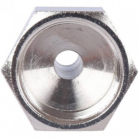 Штуцер резьбовой латунный STOUT никель 1/2&quot;x10мм В