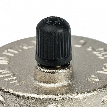 Воздухоотводчик автоматический прямой STOUT никель 1/2&quot;, без клапана, без уплотнителя