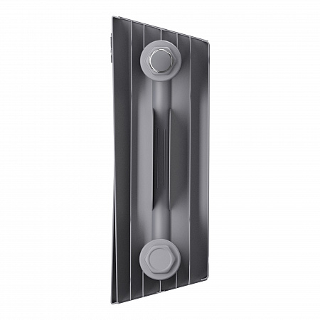 Радиатор биметаллический ROYAL THERMO PIANOFORTE SILVER SATIN 200x12 секций, серый (НС-1346021)