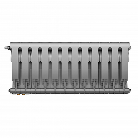 Радиатор биметаллический ROYAL THERMO BILINER SILVER SATIN 350x12 секций, серый (НС-1197127)