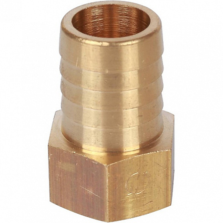 Штуцер резьбовой латунный STOUT без покрытия 1/2&quot;x20мм В