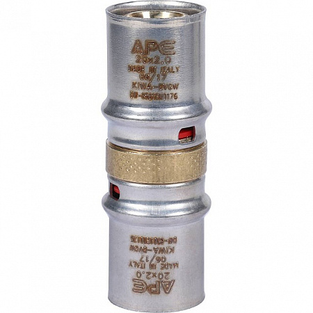 МП Муфта соединительная пресс для металлопласта STOUT Ø20