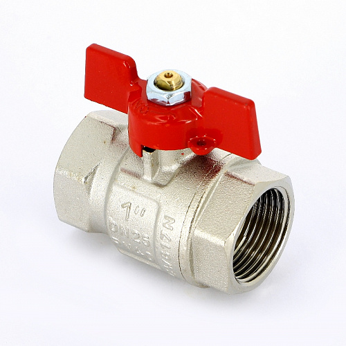 Кран шаровой UNI-FITT ETALON бабочка 1&amp;quot; ВВ, полнопроходной