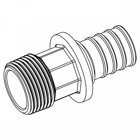 СА Муфта резьбовая аксиальная REHAU RAUTITAN RX+ латунная Ø32х1&quot; Н (13660601001/11390511002)