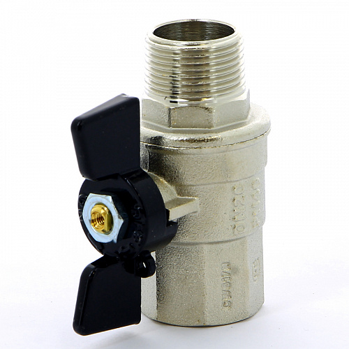 Кран шаровой BUGATTI NEVADA 407 бабочка 3/4&amp;quot; ВН, полнопроходной