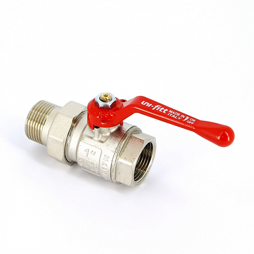 Кран шаровой с американкой UNI-FITT ETALON рукоятка 1&amp;quot;