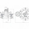 Оголовок для скважины наружный ДЖИЛЕКС ОСПБ 140-160/32 пластик
