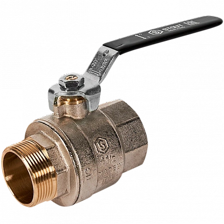 Кран шаровой полнопроходной STOUT ручка рычаг 11/2&quot; ВР/НР