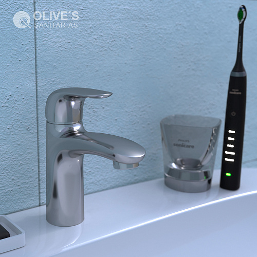 Смеситель для раковины OLIVE'S CASTILLA 07100CS хром, латунь, уп. (10 шт)