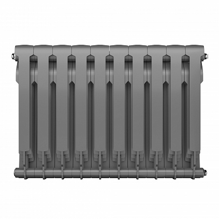 Радиатор биметаллический ROYAL THERMO BILINER SILVER SATIN 500x10 секций, серый (НС-1176315)