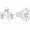 Оголовок для скважины наружный ДЖИЛЕКС ОСПБ 90-110/25 пластик