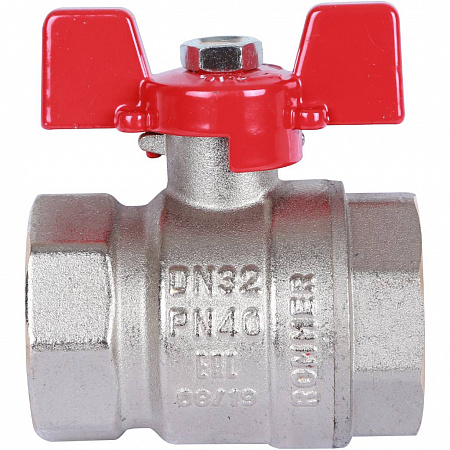 Кран шаровой ROMMER бабочка 11/4&quot; ВВ