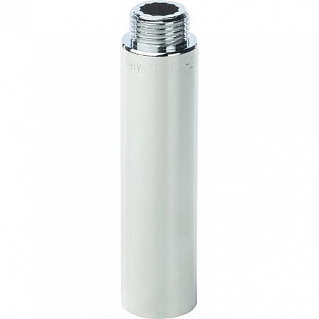 Удлинитель резьбовой латунный STOUT хром 1/2&quot;x80мм ВН