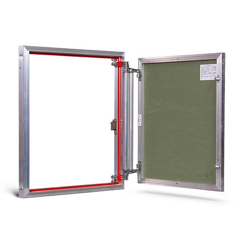 Люк под плитку АЛЮМИНИЕВЫЙ (НАЖИМНОЙ) ПРАКТИКА ETP 60x70