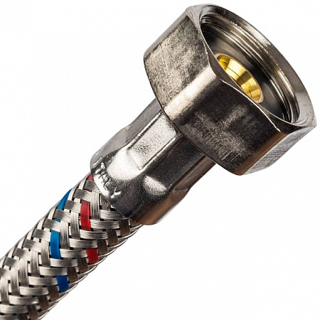Гибкая подводка для смесителей STOUT нерж.сталь М10*18-1/2&quot;-40 см, пара