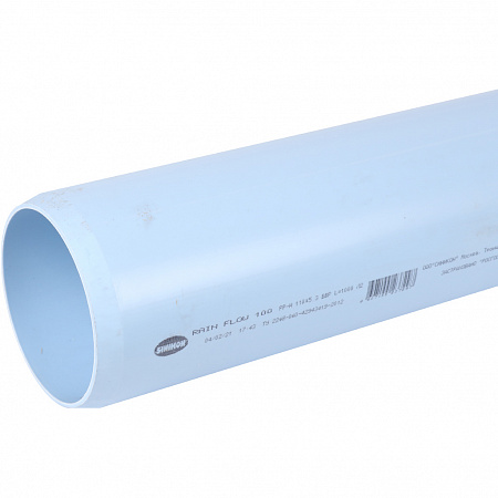 500089.F.5.3 Sinikon Rain Flow 100 Труба D 110 х 5,3 1000 мм