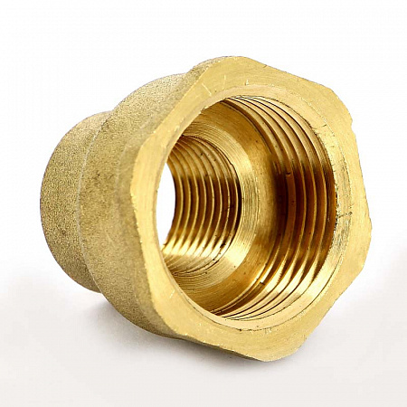 Муфта переходная резьбовая латунная UNI-FITT без покрытия 3/4&quot;х1/2&quot;