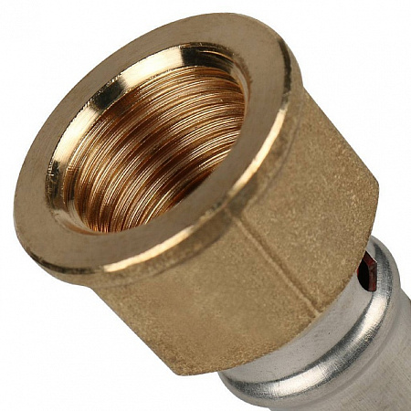 МП Муфта резьбовая пресс для металлопласта STOUT Ø16х1/2&quot; В