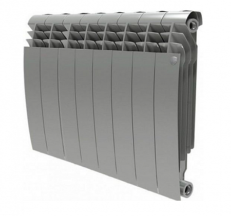 Радиатор Royal Thermo BiLiner 350 /Silver Satin VR - 8 секц.