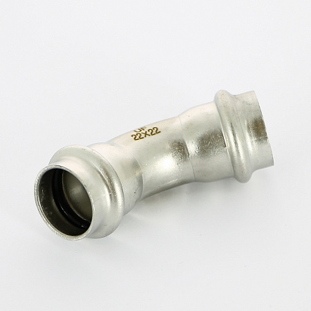 НП Угол резьбовой пресс из нержавейки UNI-FITT фитинг Ø22x1/2&quot; Н