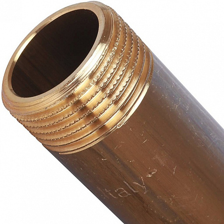 Бочонок резьбовой латунный STOUT без покрытия 3/4&quot;x150мм