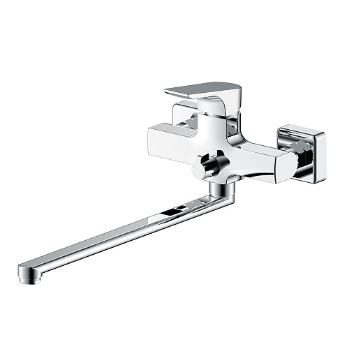 Смеситель для ванны с длинным изливом OLIVE'S PORTO 11221PR хром, латунь, упак (8 шт)