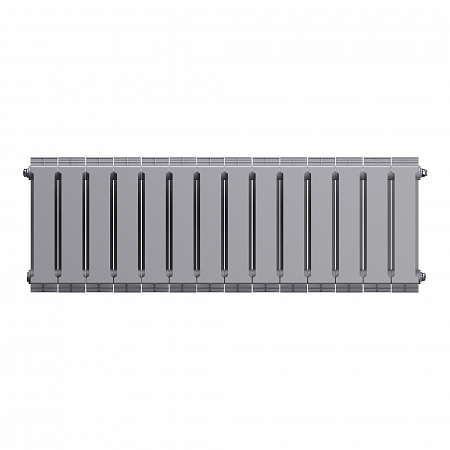 Радиатор биметаллический ROYAL THERMO PIANOFORTE SILVER SATIN 300x14 секций, серый (НС-1346077)