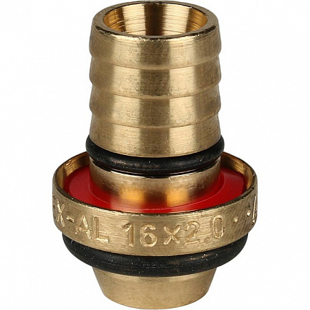МЦ Муфта резьбовая цанга для металлопласта STOUT Ø16х1/2&quot; ВР
