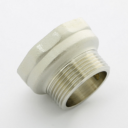 Переход под ключ резьбовой латунный UNI-FITT никель 11/2&quot;х11/4&quot;