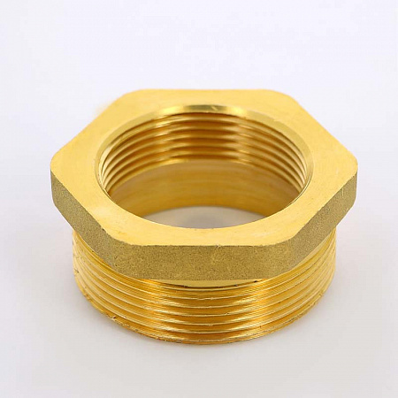 Футорка резьбовая латунная UNI-FITT без покрытия 2&quot;х11/2&quot; ВН
