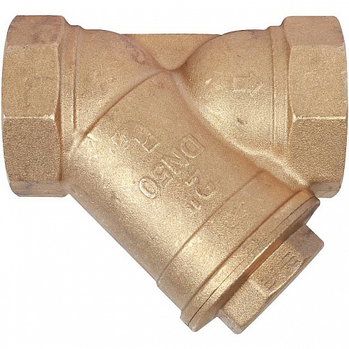 ФГО Фильтр косой грубой очистки STOUT SFW латунный 2&amp;quot;, 500 мкр, желтый