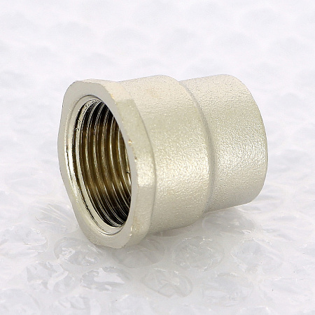 Муфта переходная резьбовая латунная UNI-FITT никель 3/4&quot;х1/2&quot;