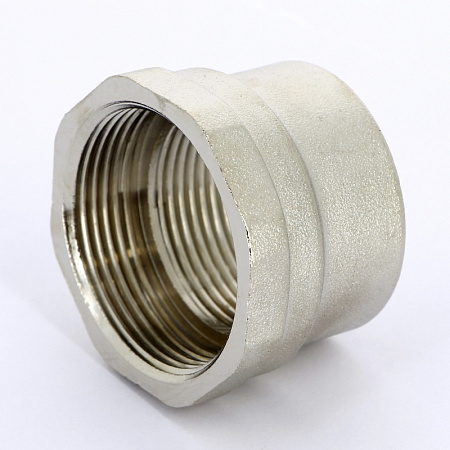 Муфта переходная резьбовая латунная UNI-FITT никель 11/2&quot;х11/4&quot;