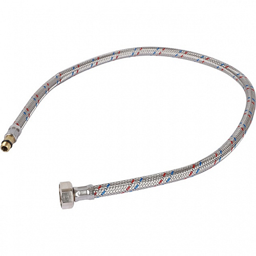 Гибкая подводка для смесителей STOUT нерж.сталь М10*18-1/2&amp;quot;-80 см, пара