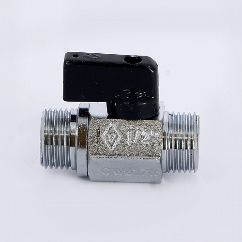 Кран шаровой потребительный BUGATTI KANSAS МИНИ 810 DN10 флажок 1/2&amp;quot; НН