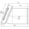 Труба фановая угловая для унитаза АНИПЛАСТ W2220 110х22°