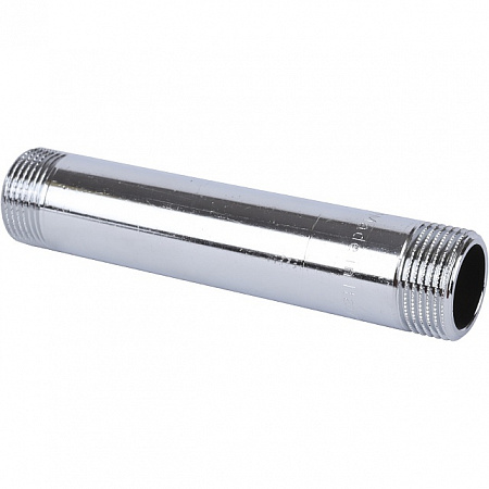 Бочонок резьбовой латунный STOUT хром 3/4&quot;x125мм