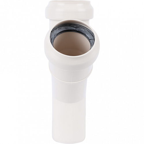 ПВХ Тройник канализационный SINIKON КОМФОРТ ПЛЮС белый Ø40х45°