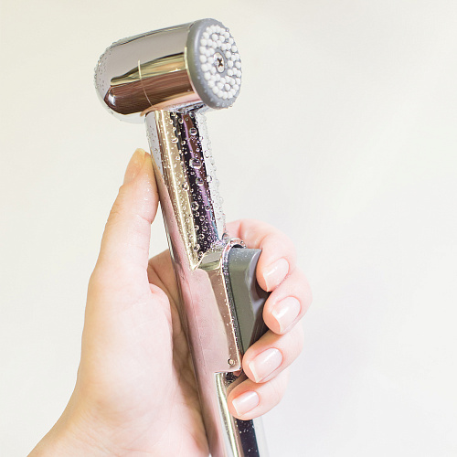 Лейка гигиеническая с держателем OLIVE'S DH101 хром, уп. (100 шт)