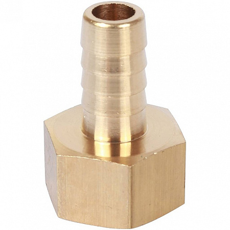 Штуцер резьбовой латунный STOUT без покрытия 1/2&quot;x12мм В